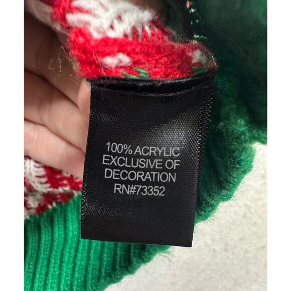 Ugly Christmas Sweater 33 Degrees Men's Small Long Sleeve Llama Holiday Party - Picture 5 of 7